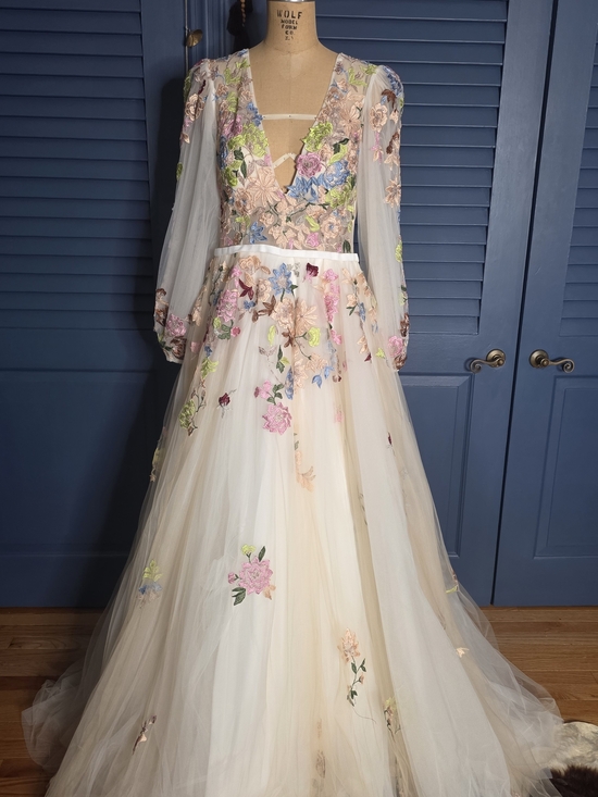 Jovani Dresses & Skirts - NWT Jovani Floral Embroidered Mesh Formal Evening Gown - Size 16